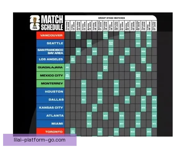 2026年世界杯赛程揭晓全球球迷期待盛大开幕日
